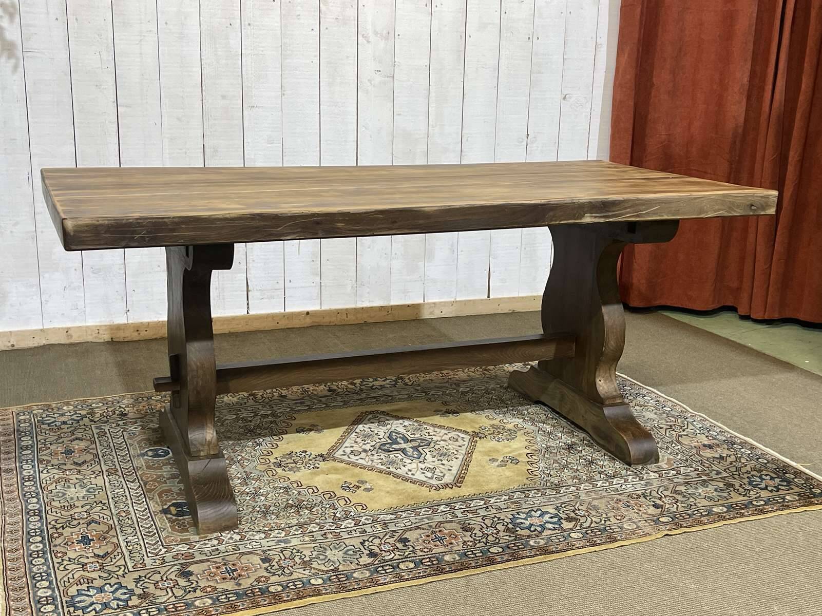 70s elm monastery table