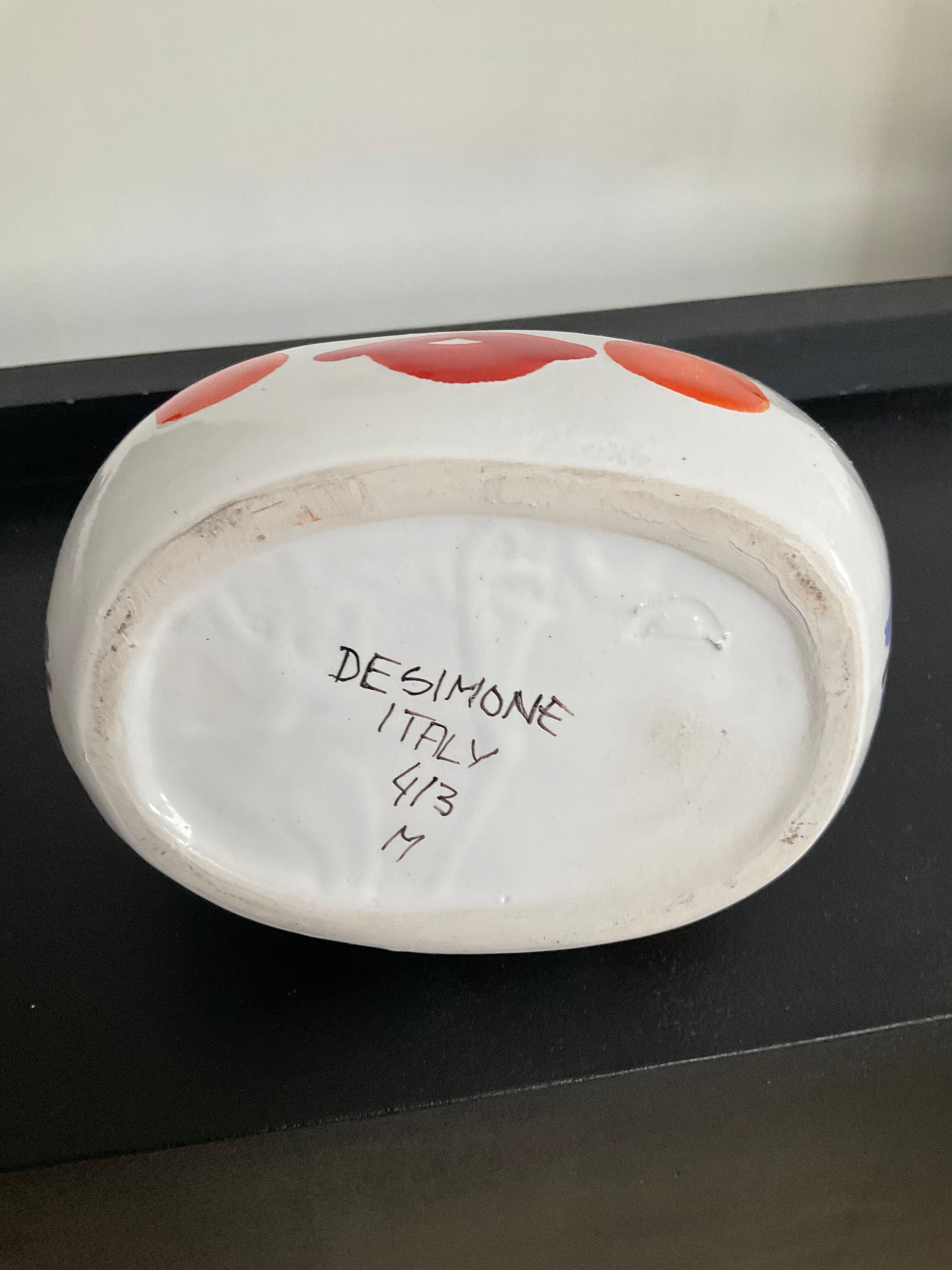 Giovanni DeSimone vase from the 60s, Italy