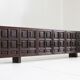 Vintage large Spanish brutalist sideboard 1970s