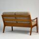 Danish teak 2-seater sofa couch Ole Wanscher vintage mid-century