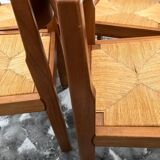 4 mulched and vintage elm chairs