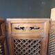 Antique Chinese Four-Panel Carved Wooden Screen