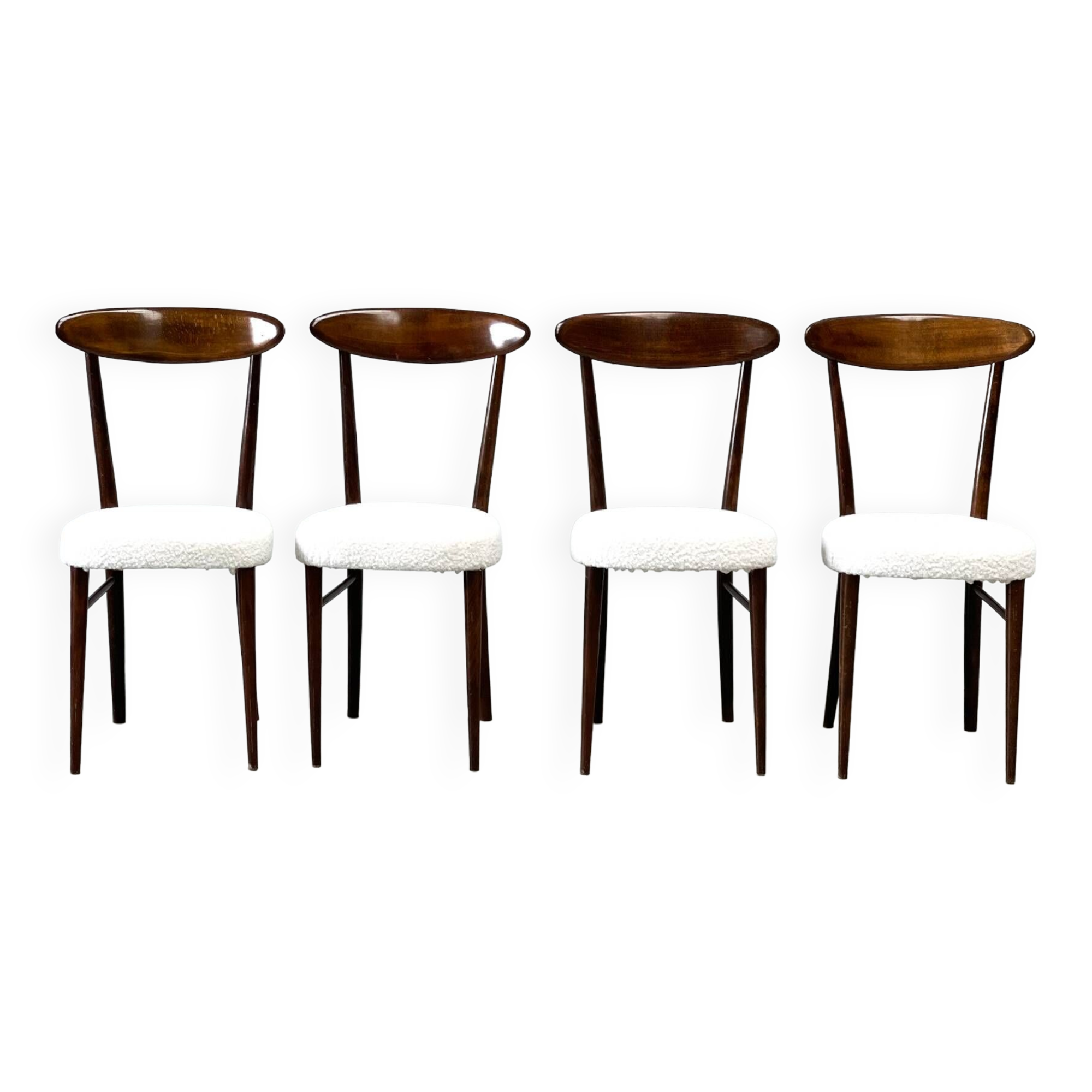 Vintage italian dining chairs, 1960s