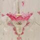 Murano glass chandelier romantic Casanova style