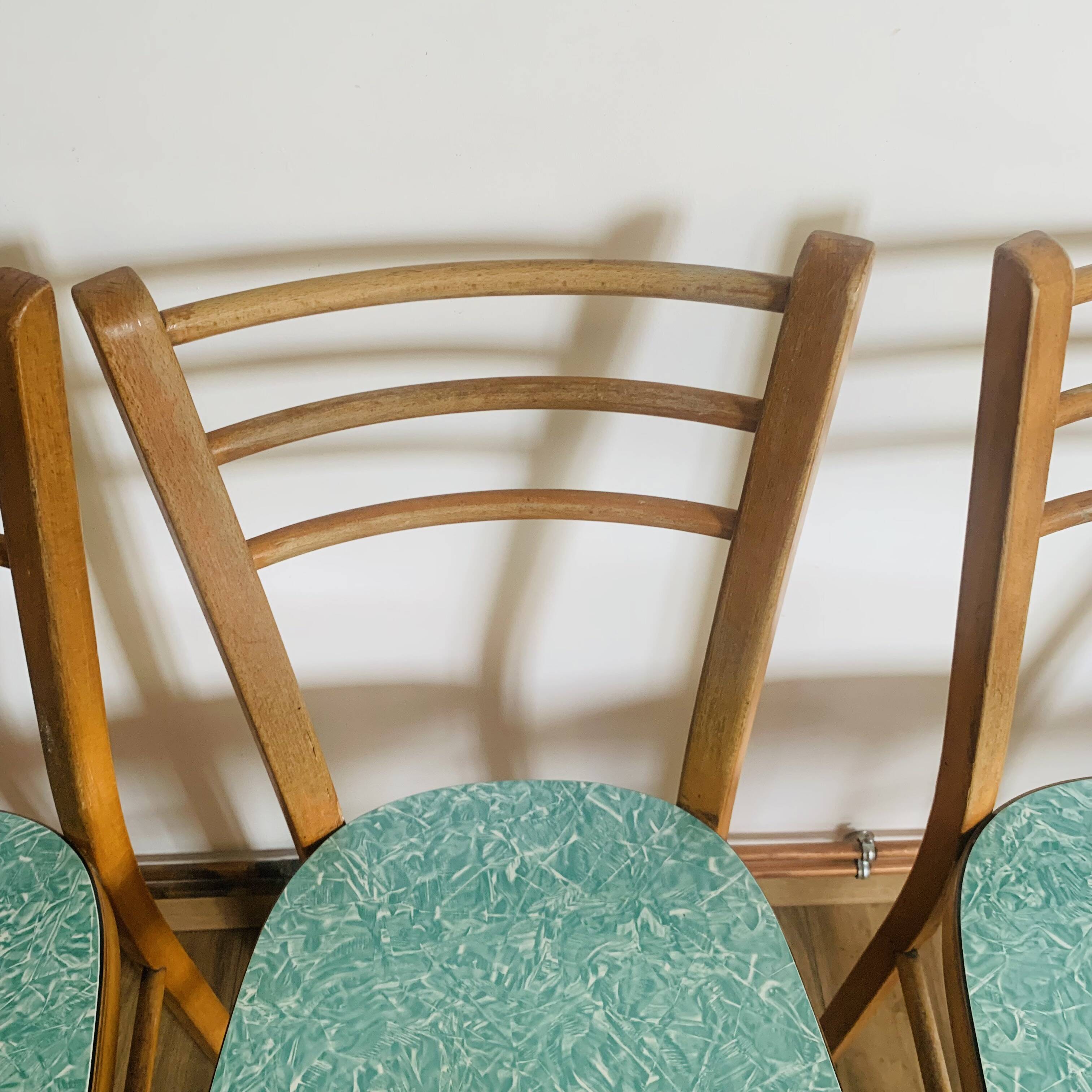 Set of 5 Baumann chairs