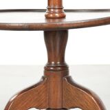 Antique English oak étagère/side table from the 19th century