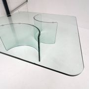 Modern Italian glass coffee table, 1970s