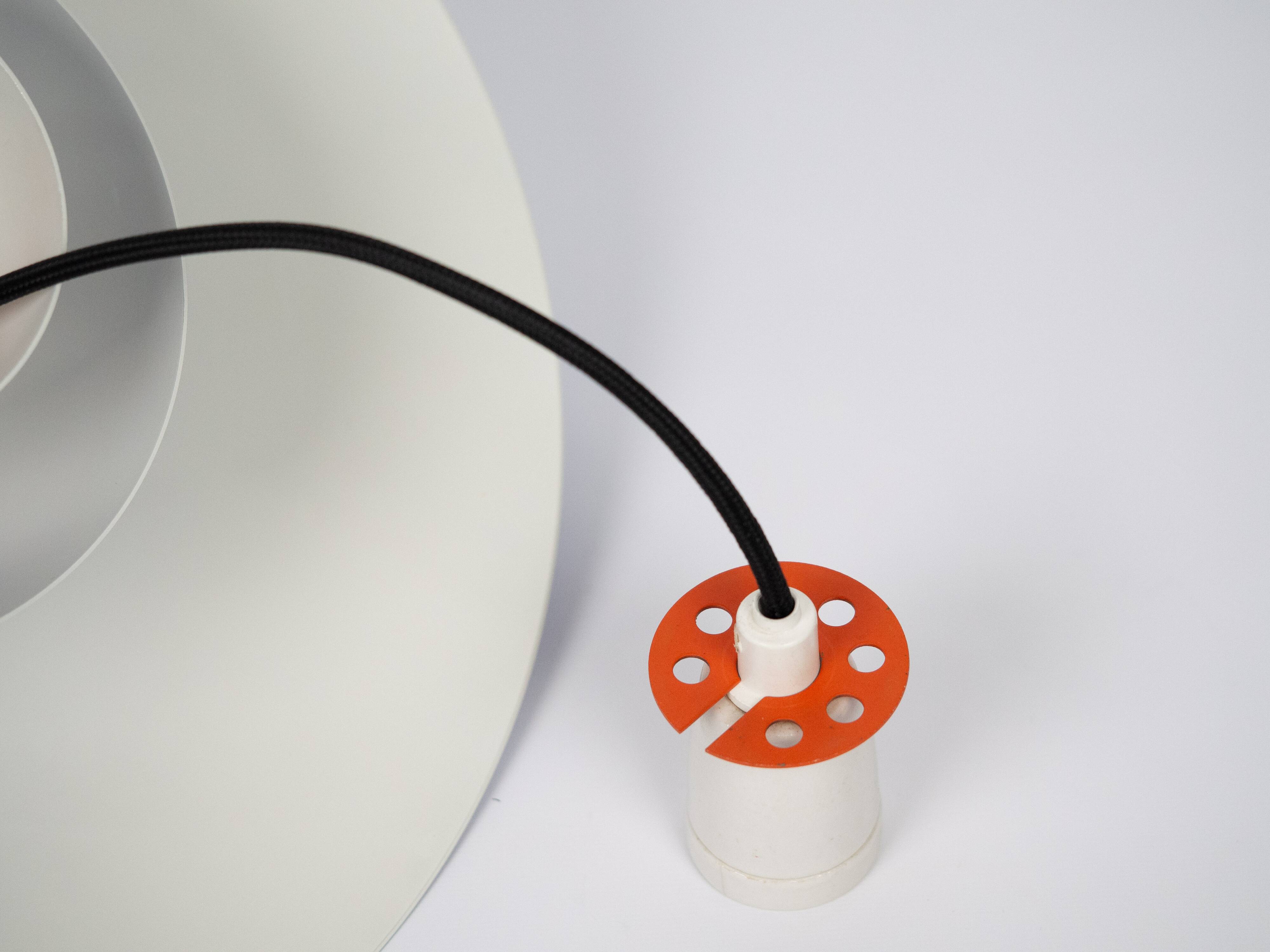 Danish vintage pendant lamp Superlight by David Mogensen, 1980s