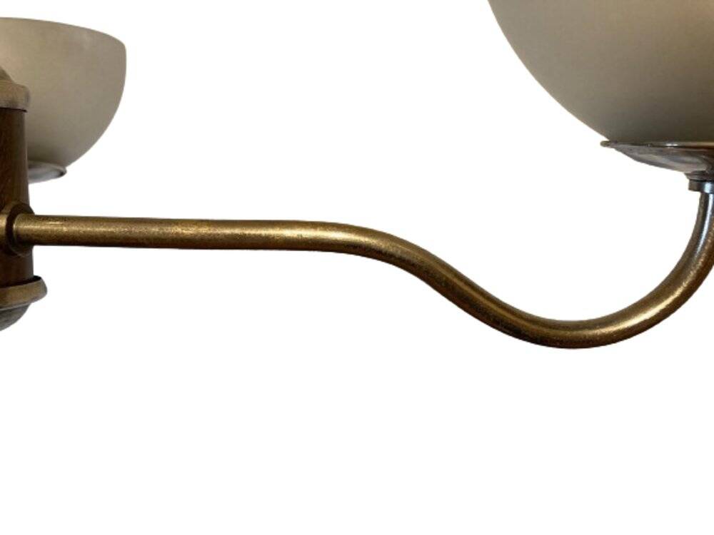 Chrome-plated brass chandelier, 1930s