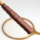 Vintage Wooden DDR Badminton Rackets, set of 2