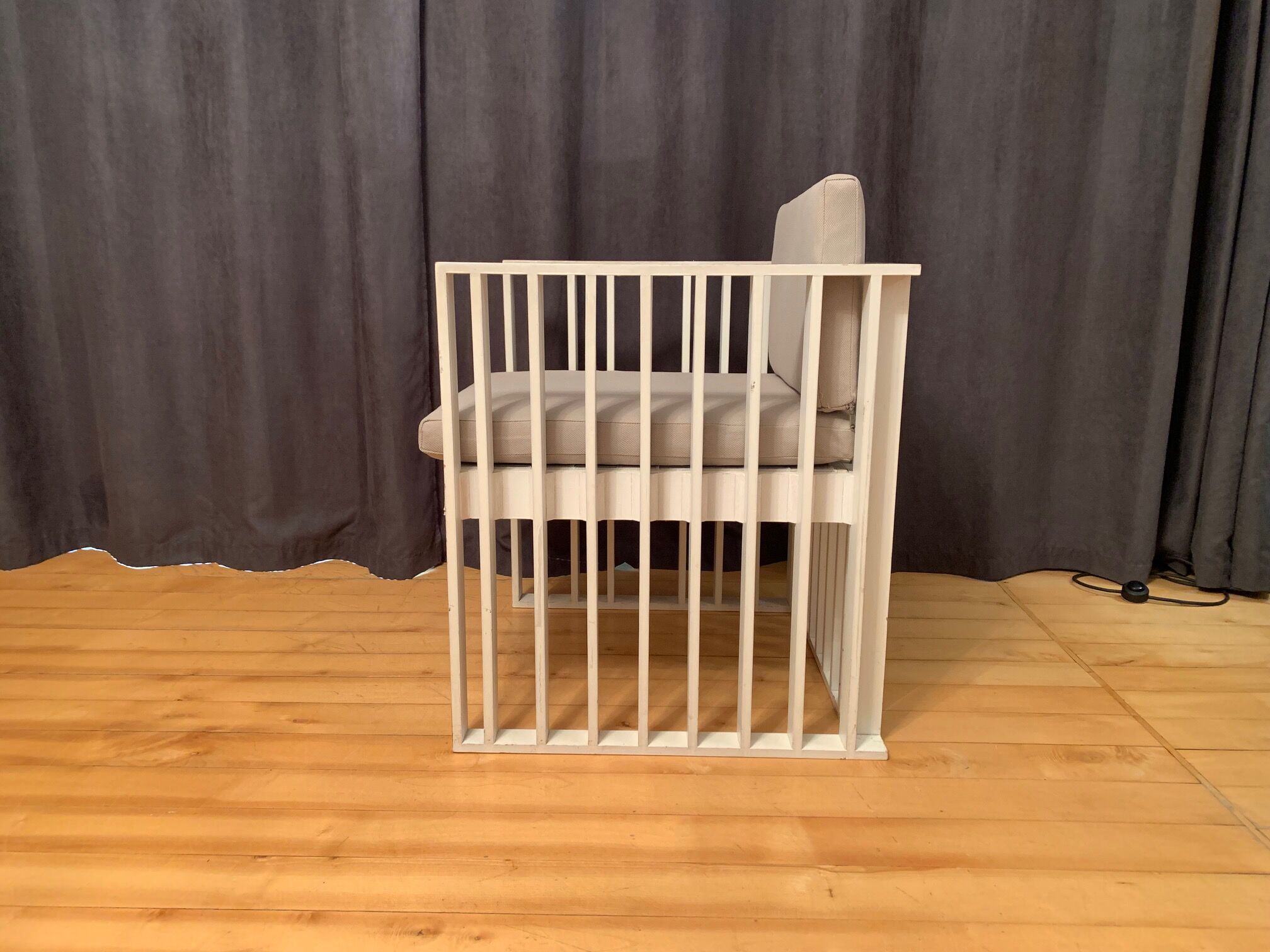 Cube armchair, 1980s.