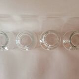 4 Lever water glasses
