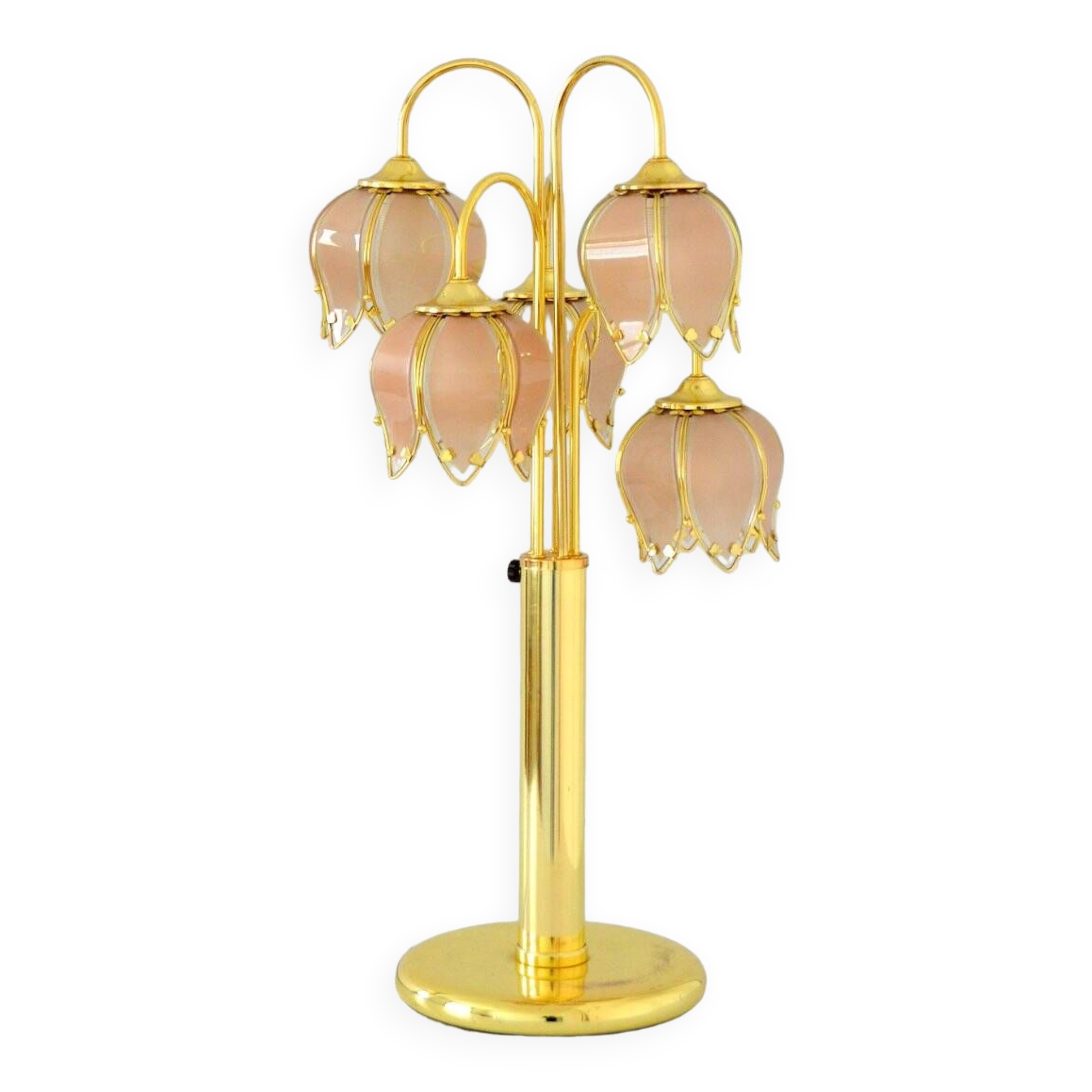 Lotus Flower Lamp Italian Design 1970s