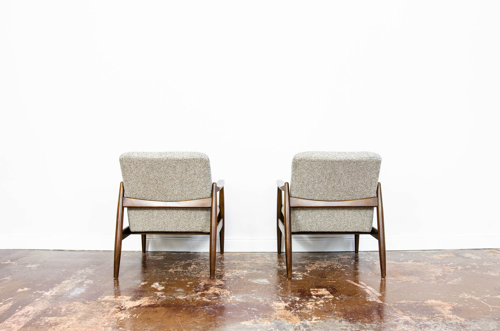 Pair Of GFM-64 Armchairs By Edmund Homa
