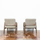 Pair Of GFM-64 Armchairs By Edmund Homa