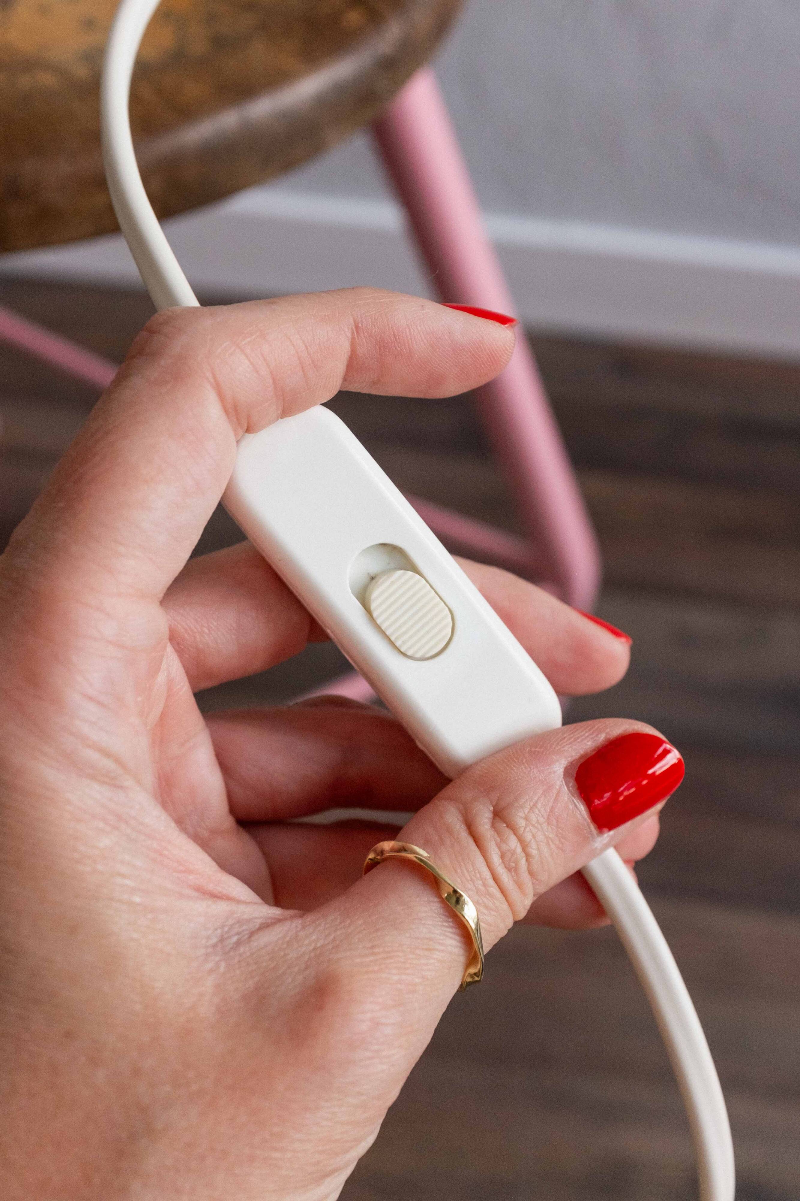 Vintage Czechoslovak Powder Pink Glass Table Lamp, 1970s