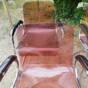 70s Space Age plexiglass chairs
