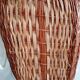 1970s rattan cradle/bassinet with hood and arch