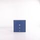 Montana bookcase – blue – 4 shelves
