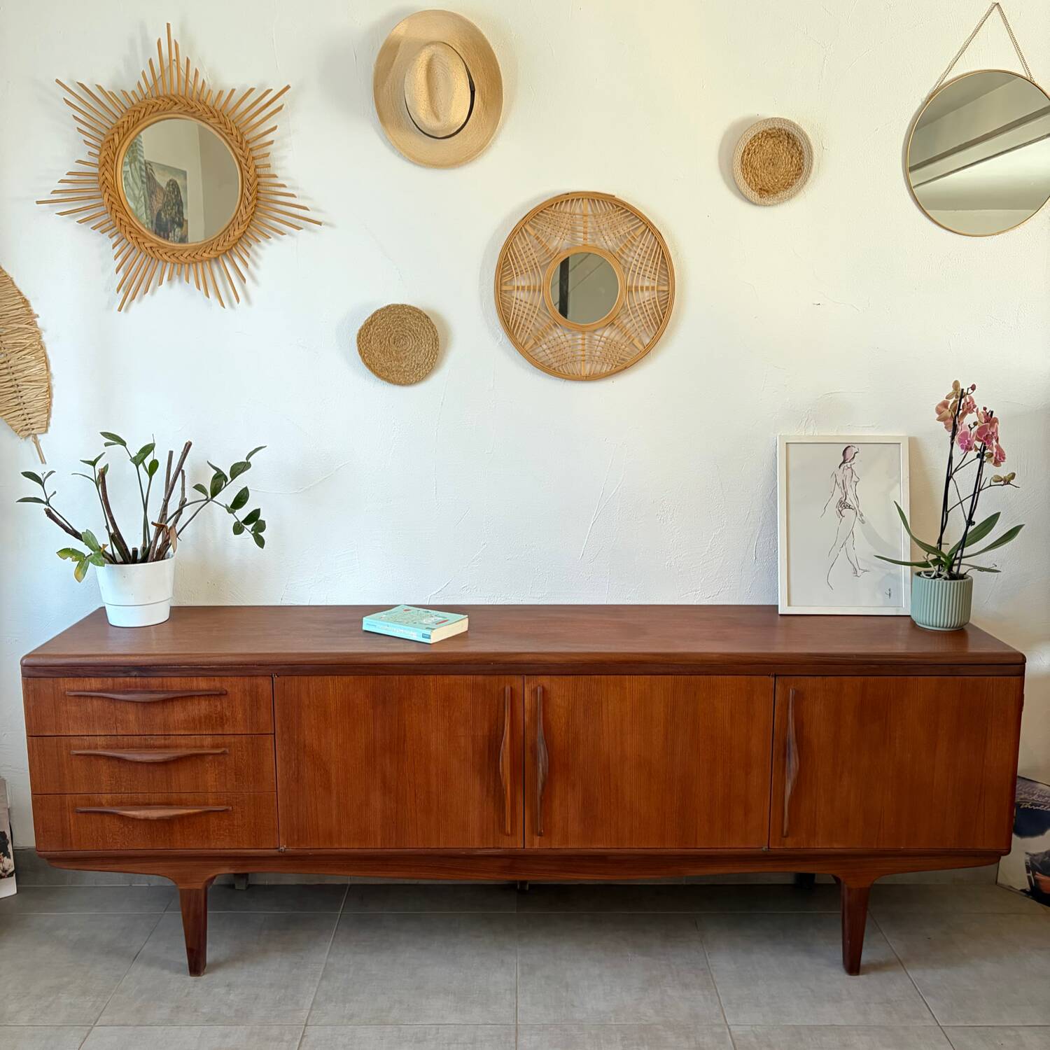 Vintage teak sideboard