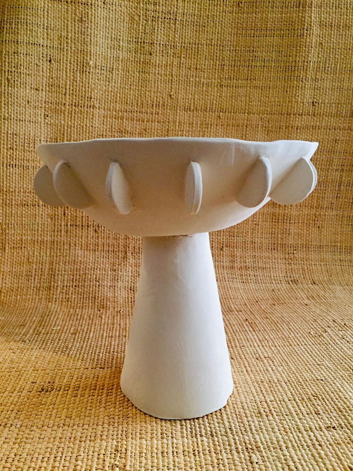 Handmade ceramic cut