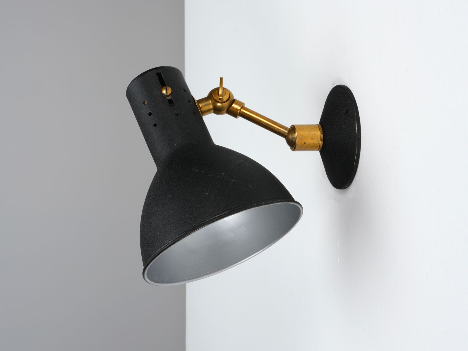 Applied around 1950 in brass