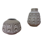 Steuler ceramic vases, 1960s, set of 2