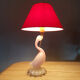 Lampe de table en verre de Murano solide en forme de canard, Italie des années 1960