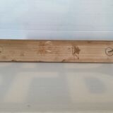 Wooden wall coat rack