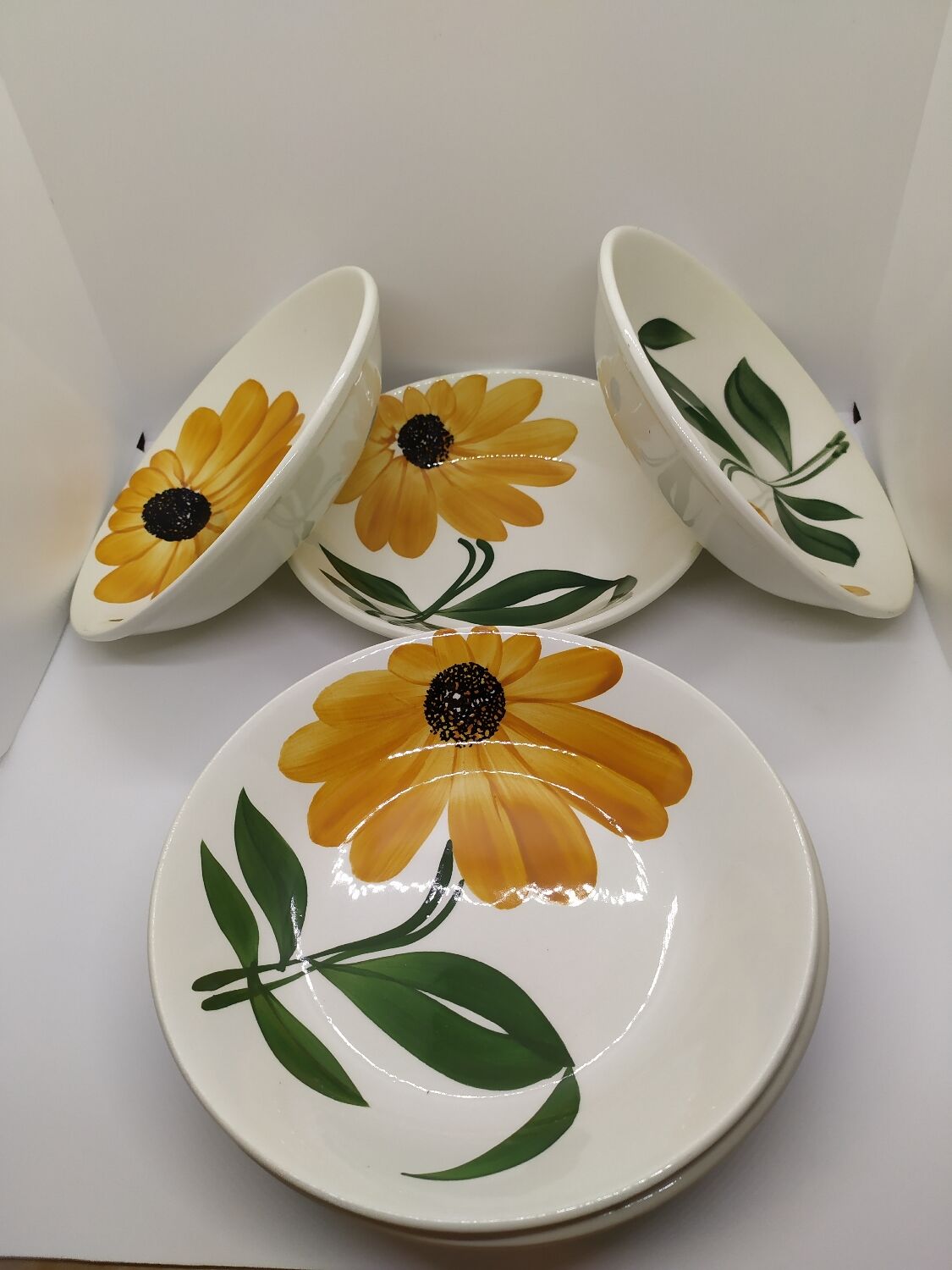 Vintage Gien soup plates