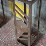 Art deco coat rack, wrought iron coat rack, cloakroom