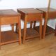 Tabouret/chevet chêne reconstruction