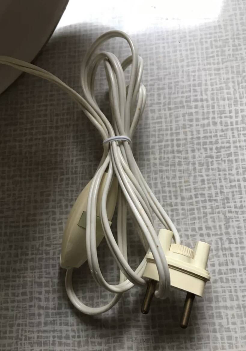 Lampe triple colombes en céramique blanche