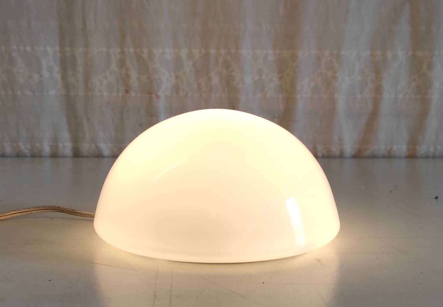 Opaline globe ceiling or wall light 16 cm - mid. 20th century