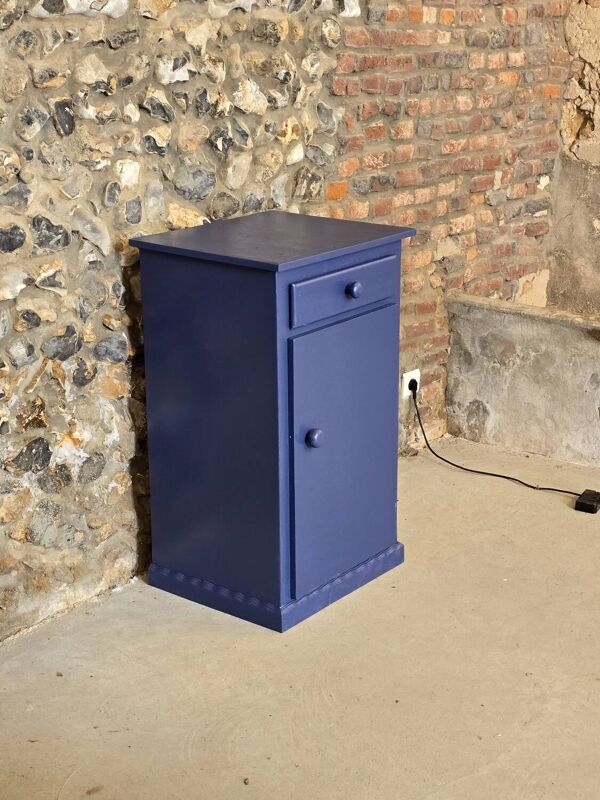 Petit buffet une porte un tiroir Mado repeint