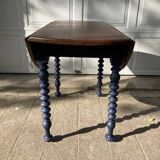 Table rustique à battants