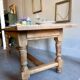 Table de ferme ancienne en bois massif