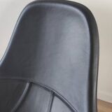 Pair of Tirup Ikea leather armchairs
