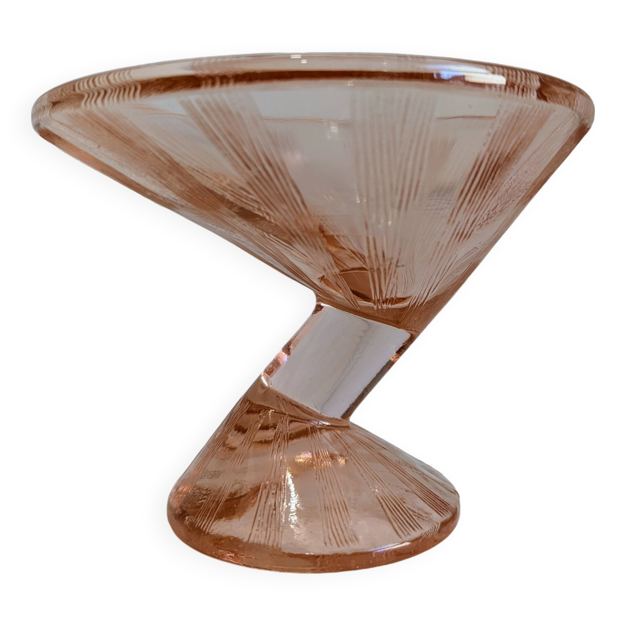 Art Deco Martini Glass