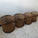 Vintage wicker basket