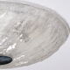 Vintage ceiling lamp with chrome and murano glass, 1960s