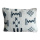 Coussin kilim géométrique noir & blanc