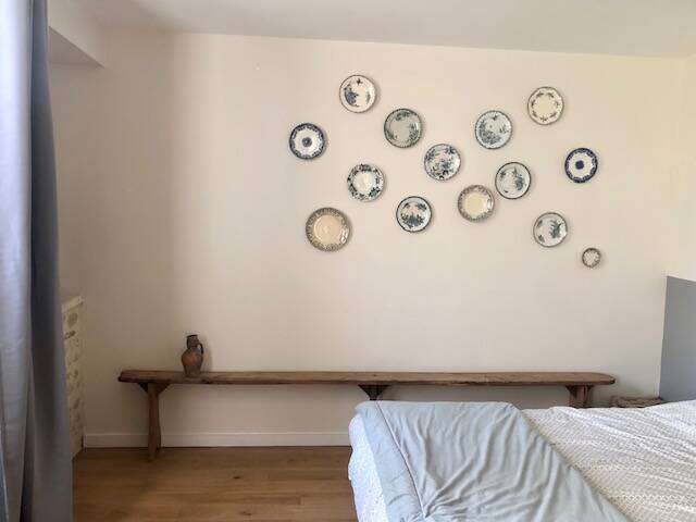 Large renovated farm bench