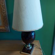 Lampe avec abat jour années 80'S Delmas