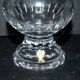 Bohemian cut crystal Medici vase signed TW & Co