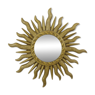 Miroir italien Sunburst Venezia Sun Mirror Doré 42 cm