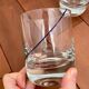 Krosno 10 cm blue rimmed crystal glasses
