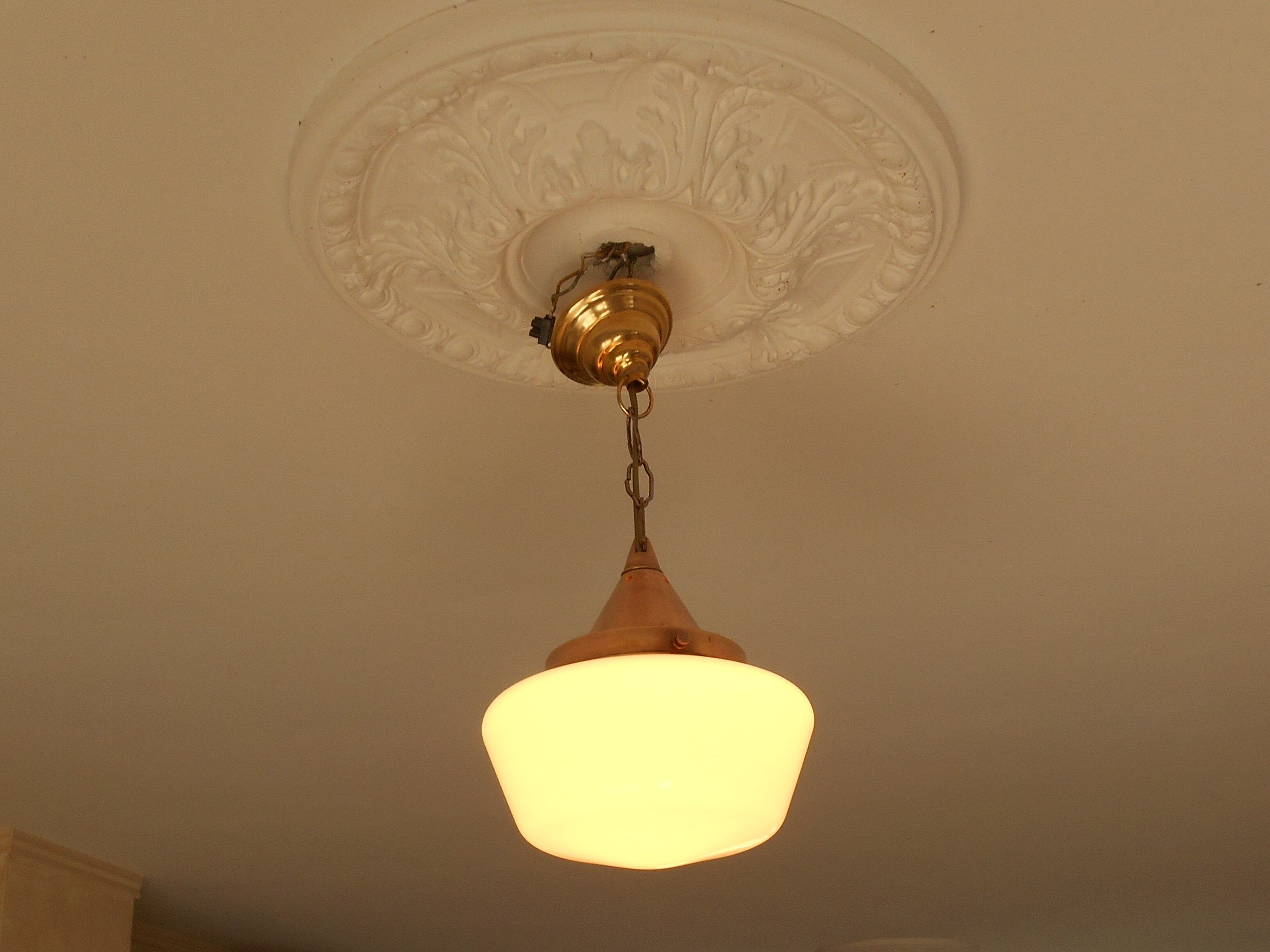 Hanging vintage opaline
