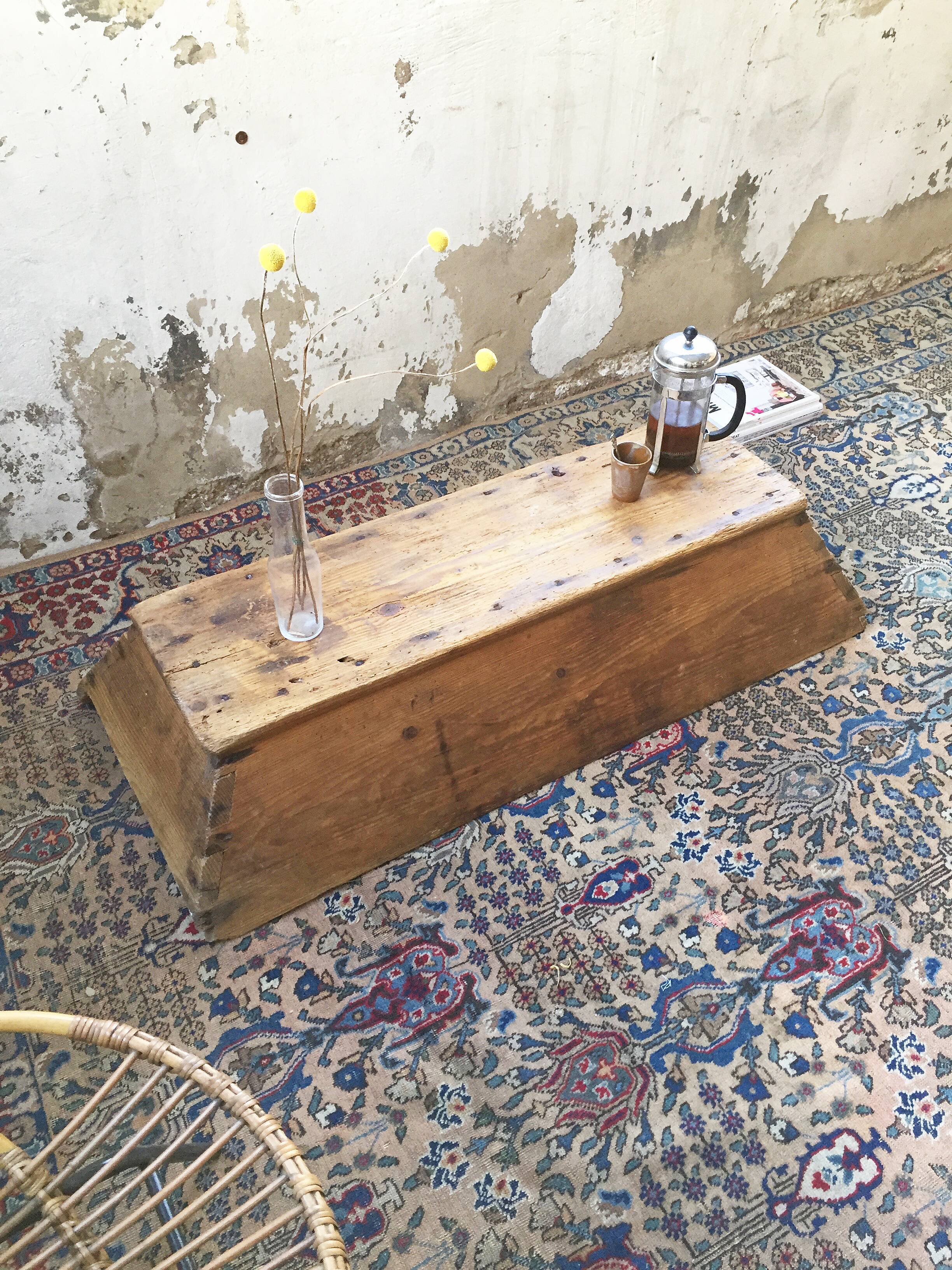 Brutalist coffee table