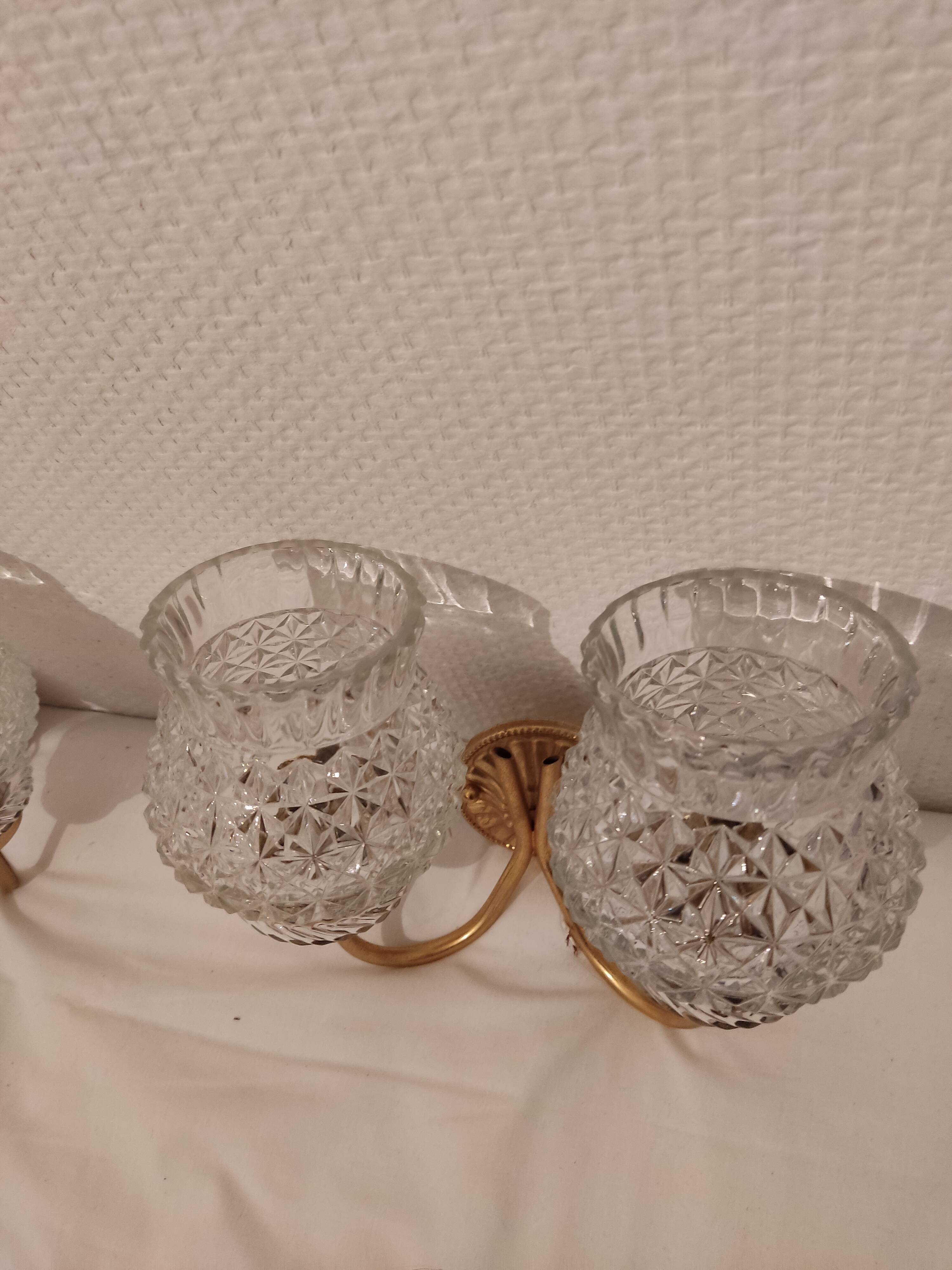 Pair wall lamp Hollywood Regency